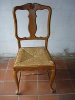 6 eiken stoelen, Huis en Inrichting, Stoelen, Ophalen, Gebruikt, Hout