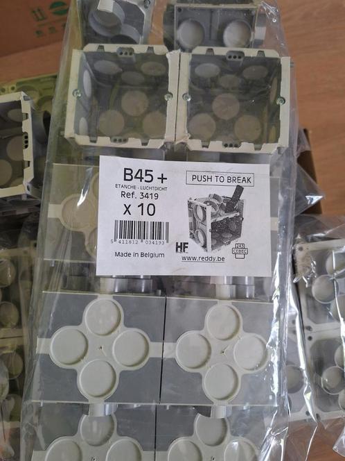 120 luchtdichte inbouwpotjes Reddy 45+, Doe-het-zelf en Bouw, Elektriciteit en Kabels, Ophalen