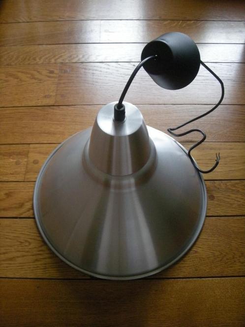 Ikea inox hanglamp - 35 cm diameter, Huis en Inrichting, Lampen | Hanglampen, Gebruikt, Minder dan 50 cm, Kunststof, Metaal, Ophalen of Verzenden