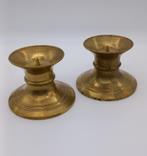 Messing kandelaars, Antiek en Kunst, Curiosa en Brocante, Ophalen of Verzenden