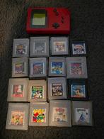 Gameboy DMG 01 Rood met 16 games, Games en Spelcomputers, Spelcomputers | Nintendo Game Boy, Ophalen of Verzenden