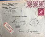 Ronquieres 1946, Timbres & Monnaies, Lettres & Enveloppes | Belgique, Lettre