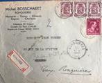 Ronquieres 1946, Timbres & Monnaies, Lettres & Enveloppes | Belgique, Lettre
