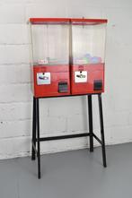 Vintage Dubbele Snoepautomaat Kauwgom Speelgoed Automaat, Verzamelen, Euro, Ophalen, Gebruikt, Met sleutels
