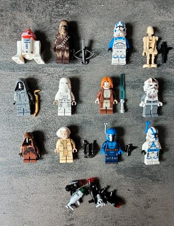 Lego starwars lot n3 de 12 figurines beschikbaar voor biedingen