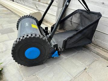 Handgrasmaaier, Tuin en Terras, Grasmaaiers, Ophalen, Handgrasmaaier, Zo goed als nieuw, Opvangzak