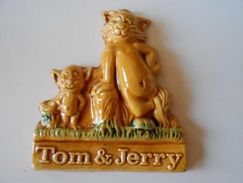 Beeldje Tom en Jerry .Gebakken klei of plaaster ?, Collections, Personnages de BD, Enlèvement ou Envoi