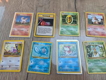 Pokemon kaarten uit 1995, 96, 98 beschikbaar voor biedingen