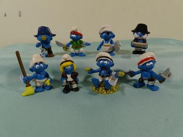 complete serie piraten smurfen schtroumpfs beschikbaar voor biedingen