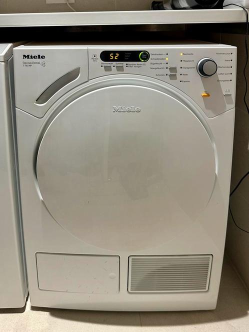 Miele T 7952 WP Exclusive Edition wasdroger, Elektronische apparatuur, Droogkasten, Gebruikt, Condens, Voorlader, 6 tot 8 kg, Minder dan 85 cm