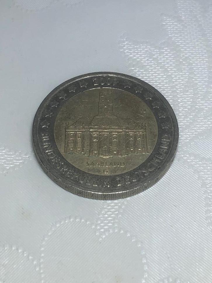 Gebruikte Duitse G 2 euro herdenkingsmunt uit 2009., Postzegels en Munten, Munten | Europa | Euromunten, Losse munt, 2 euro, Duitsland