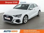 Audi A3 35 TFSI S line (bj 2021, automaat), Auto's, Audi, 4 deurs, Stof, Grijs, USB