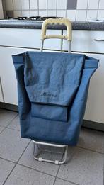 Trolley (karretje voor te winkelen), Handtassen en Accessoires, Koffers, Gebruikt, Minder dan 35 cm, Zacht kunststof, Wieltjes