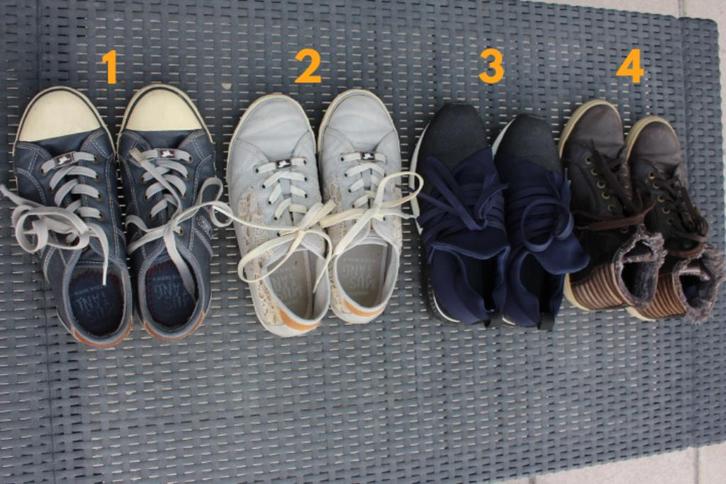 Dames sneakers maat 37, Kleding | Dames, Schoenen, Gedragen, Sneakers, Bruin, Ophalen of Verzenden