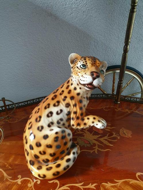 Cheetah beeld, Collections, Statues & Figurines, Comme neuf, Enlèvement ou Envoi