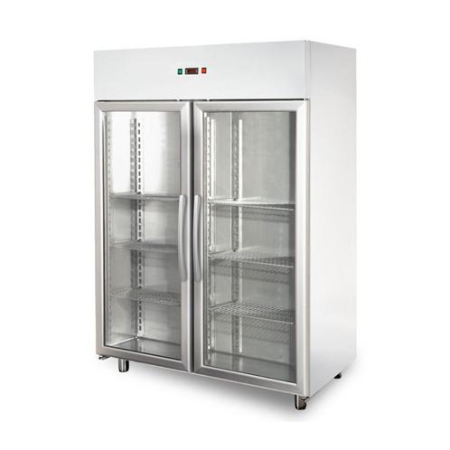 N 123-25300 Diepvriezer met dubbele glazen deur 1m42 2dehan, Zakelijke goederen, Horeca | Food, Diepvries, Ophalen
