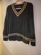 Blauwe trui Ralph Lauren maat l met gouden boord, Kleding | Dames, Grote Maten, Ophalen of Verzenden, Zo goed als nieuw