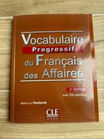 Vocabulaire Progressif du Français des Affaires, Boeken, Frans, Zo goed als nieuw, Jean-Luc Penfornis, Ophalen
