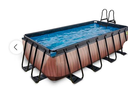 Exit Toys zwembad 400x200X122cm met overkapping., Tuin en Terras, Zwembaden, Zo goed als nieuw, Ophalen