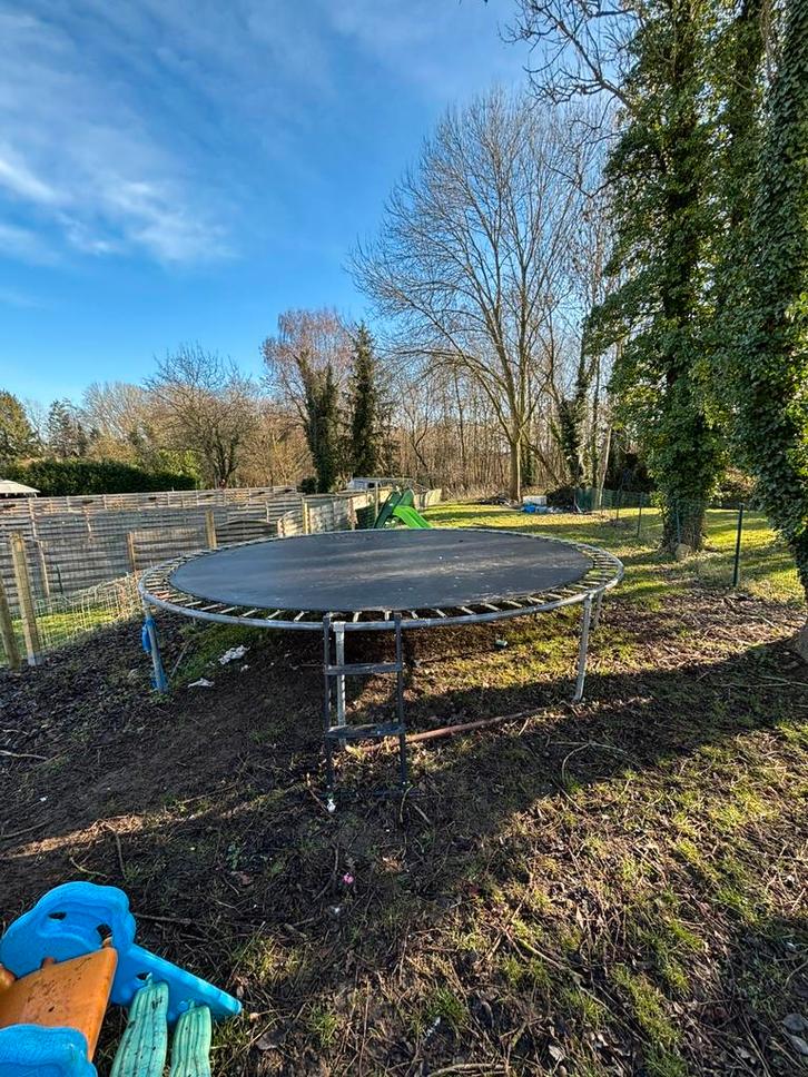 Grote trampoline te koop, Kinderen en Baby's, Speelgoed | Buiten | Trampolines, Gebruikt, Ophalen