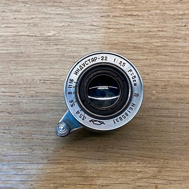 Industar-22 50mm f3.5, KMZ, Leica M39* Perfecte staat, Audio, Tv en Foto, Fotocamera's Analoog, Zo goed als nieuw, Leica, Ophalen of Verzenden