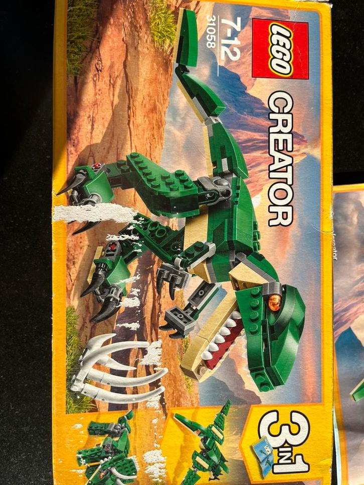 Lego Creator 3 in 1 Machtige Dinosaurussen, Kinderen en Baby's, Speelgoed | Duplo en Lego, Zo goed als nieuw, Lego, Complete set