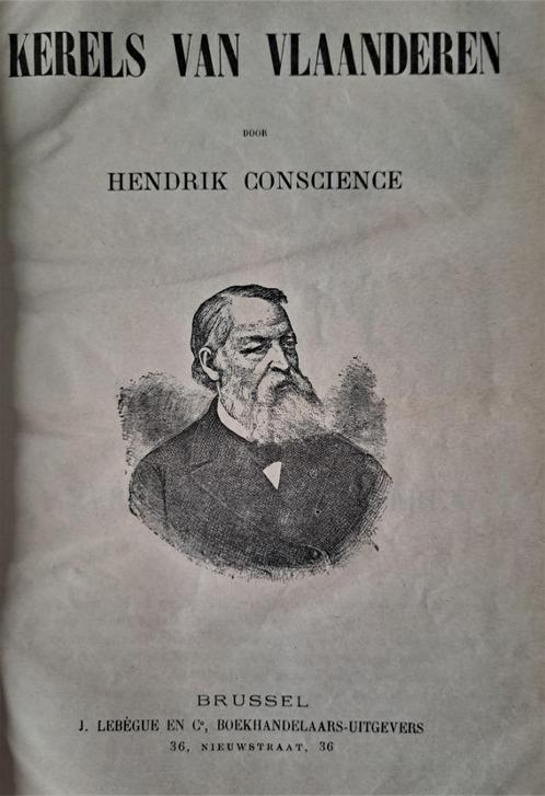 HENDRIK CONSCIENCE 4 antiquariaat boeken +/- 100 jaar oud, Antiquités & Art, Antiquités | Livres & Manuscrits, Enlèvement ou Envoi