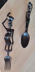 Hand gemaakte ebbenhouten figuren, Antiek en Kunst, Ophalen