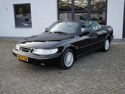 Saab 900 Cabrio 2.5 V6 SE Automaat Airco Leder, Auto's, Saab, Bedrijf, Saab 900, ABS, Airbags, Elektrische buitenspiegels, Elektrische ramen