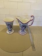 Handbeschilderde faience kan & beker – Fait Main Strasbourg, Enlèvement