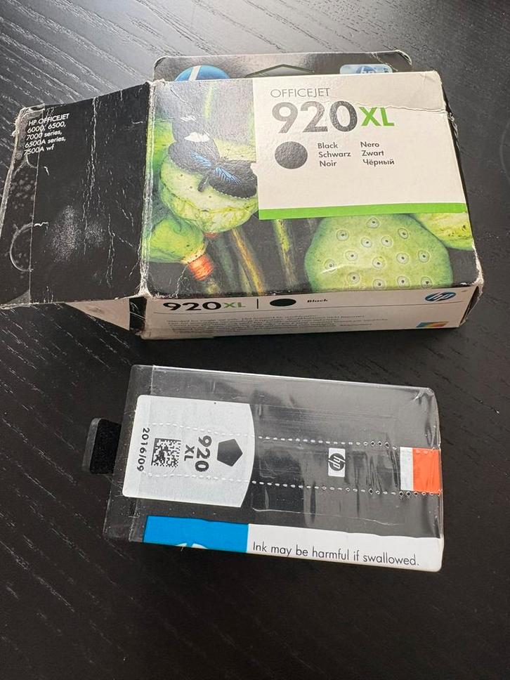 HP 920XL cartouche d'encre noir grande capacité authentique, Computers en Software, Printerbenodigdheden, Nieuw, Ophalen of Verzenden