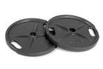 2x25kg halterschijven Olympische schijven 50mm, Sport en Fitness, Ophalen, Zo goed als nieuw