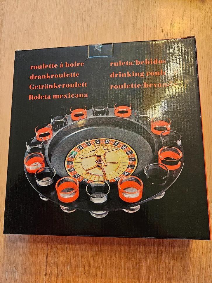 Roulette drankspelletje, Hobby en Vrije tijd, Gezelschapsspellen | Overige, Zo goed als nieuw, Ophalen