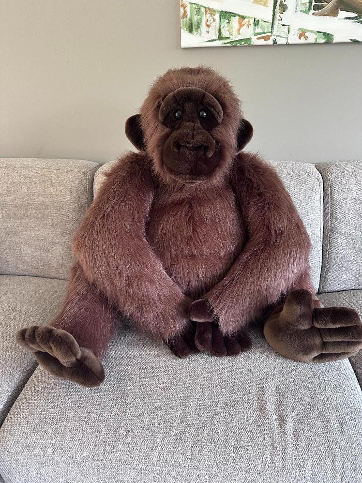 Grote knuffel aap – 68 cm – zo goed als nieuw, Kinderen en Baby's, Speelgoed | Knuffels en Pluche, Zo goed als nieuw, Overige typen