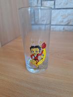 Betty Boop gesigneerd glas 1985, Verzamelen, Ophalen of Verzenden, Nieuw, Mens