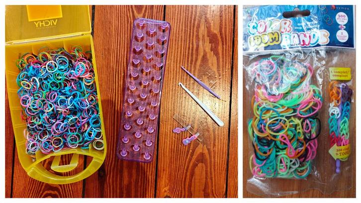 Lot Rainbow Loom + accessoires, Hobby & Loisirs créatifs, Fabrication de Perles & Bijoux, Enlèvement ou Envoi