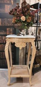 Prachtige Houtgesneden Bijzettafel, Enlèvement