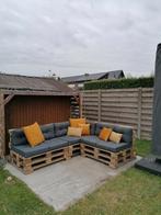 Pallet lounge met kussens, Tuin en Terras, Ophalen