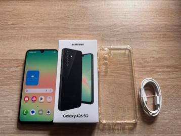 Samsung Galaxy A26 128gb 5G black boite coque impeccable, Enlèvement ou Envoi, Comme neuf