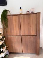 Dressoir eik en barkast eik, Huis en Inrichting, Ophalen, Eikenhout, 150 tot 200 cm, 25 tot 50 cm