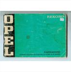Opel Rekord D Instructieboekje 1974 #1 Nederlands, Enlèvement ou Envoi