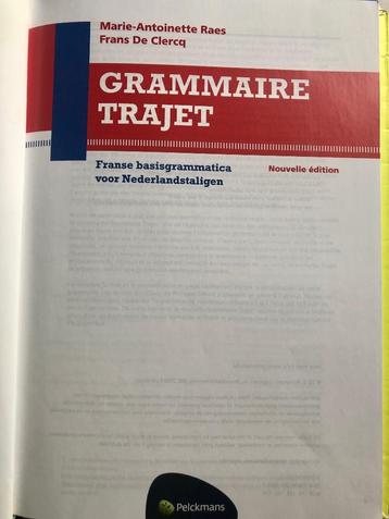Grammaire Trajet - Franse basis grammatica beschikbaar voor biedingen