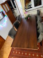 Grande table 220/100cm avec 6 chaises  presque neuf, Huis en Inrichting, Tafels | Eettafels, Ophalen, Zo goed als nieuw