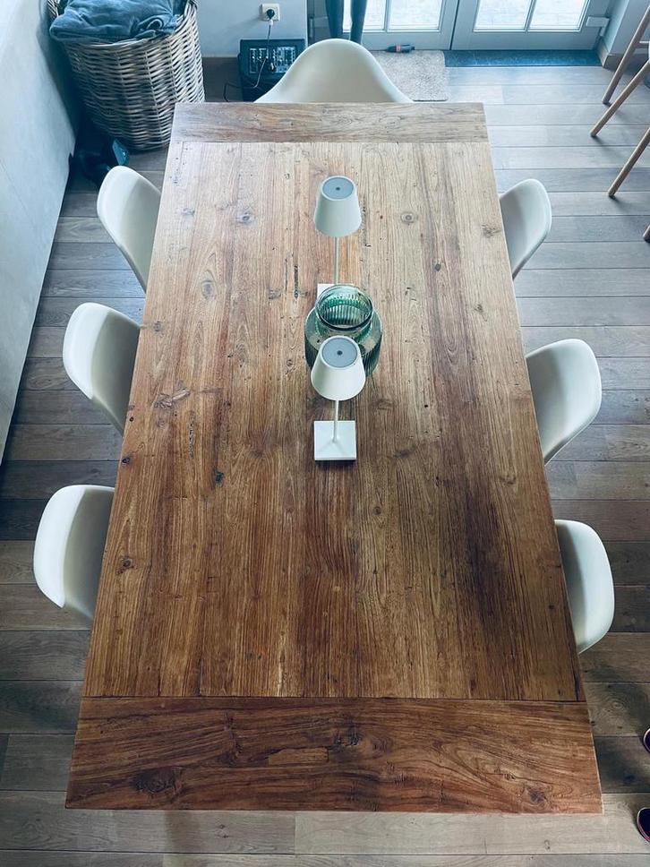Massief houten tafel, Huis en Inrichting, Complete inboedels, Ophalen