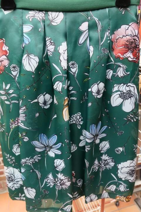 Rok nieuw midi bloemenprint Who are you? mt 40, Kleding | Dames, Rokken, Nieuw, Maat 38/40 (M), Groen, Onder de knie, Ophalen of Verzenden