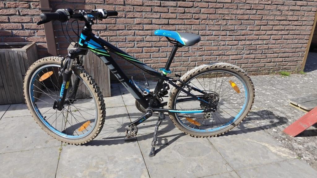 Kinder mountainbike, Fietsen en Brommers, Ophalen, 24 inch, Versnellingen, Zo goed als nieuw