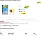 123inkt compatible Dymo 101x54/2133400 verzend/naam etiket, Dymo, Nieuw, Ophalen of Verzenden, Azerty