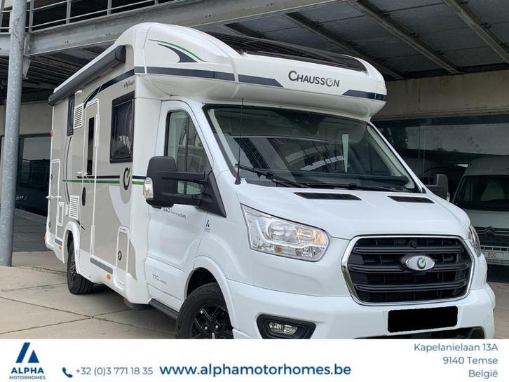 Chausson 640 Titanium Ford 170 Pk automaat (bj 2024), Caravans en Kamperen, Mobilhomes, Bedrijf, Half-integraal, Chausson, Diesel