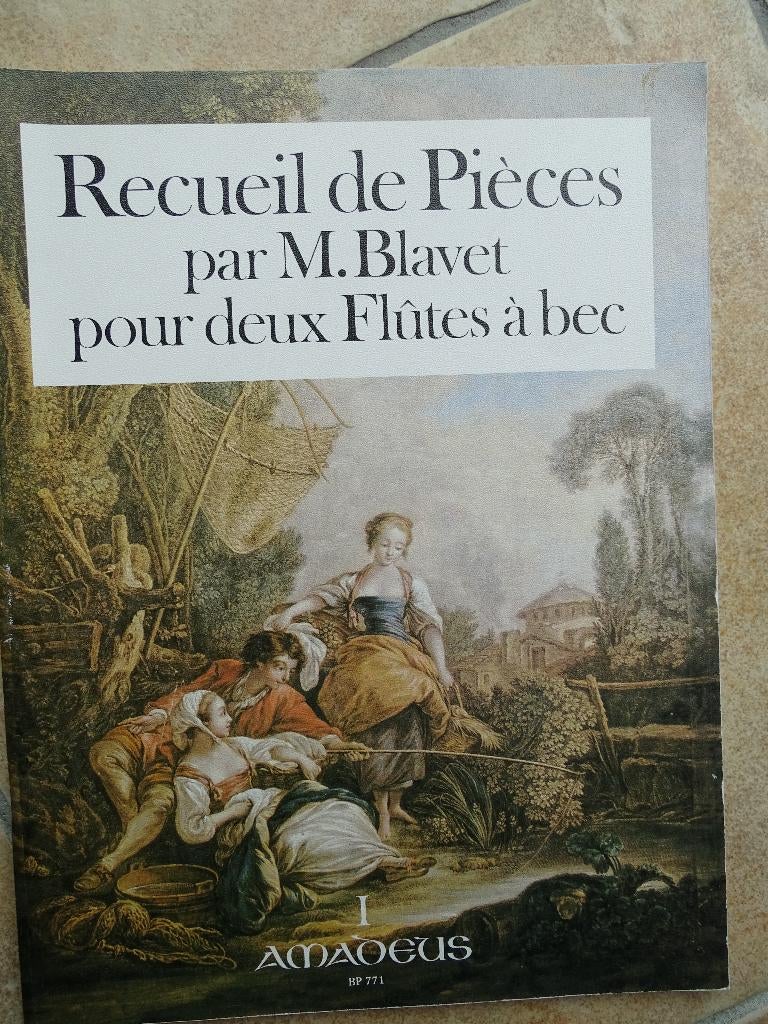 Bladmuziek duetten dwarsfluit blokfluit viool fagot 9 stuks, Klassiek, Overige soorten, Ophalen of Verzenden, Zo goed als nieuw