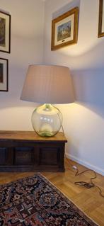 Lampe dame Jeanne en verre – grande lampe décorative, Enlèvement, Utilisé, Verre, 50 à 75 cm